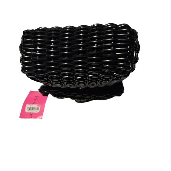 Betsey Johnson Wicker Basket Convertible bag NWT - Picture 6 of 11